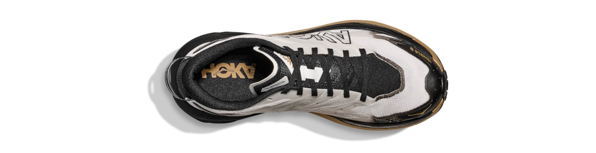 Hoka męskie Mafate 5 czarno-złote (BKGD) - zdjęcie cholewki