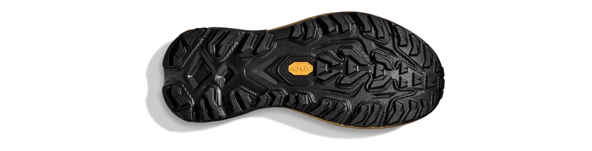 Hoka męskie Mafate 5 czarno-złote (BKGD) - zdjęcie podeszwy zewnętrznej