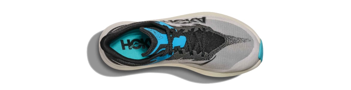 Buty Hoka Rocket X 3 biało-czarne męskie (WBLC) - zdjęcie cholewki