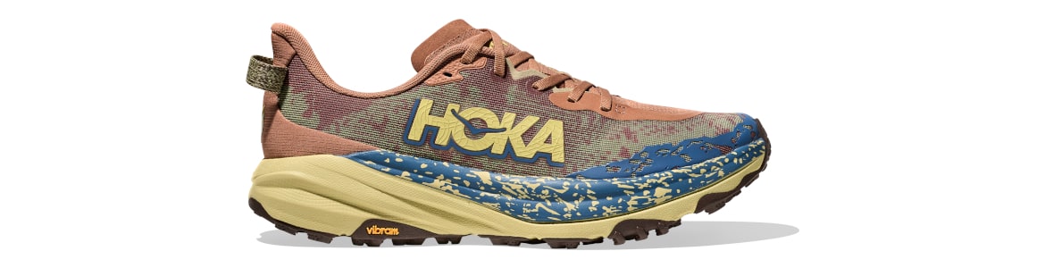 Buty Hoka Speedgoat 6 brązowo-żółte (MPLC) męskie - zdjęcie podeszwy środkowej 