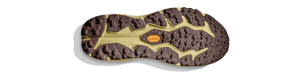 Buty Hoka Speedgoat 6 brązowo-żółte (MPLC) męskie - zdjęcie podeszwy zewnętrznej