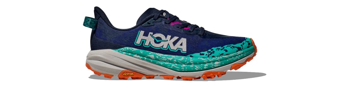 Buty Hoka Speedgoat 6 damskie niebiesko-szare (VYM) - zdjęcie podeszwy środkowej