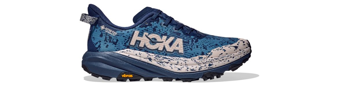 Buty Hoka One One Speedgoat 6 damskie z membraną G-TX (wodoodporne) granatowo-białe (MLLP) - zdjęcie podeszwy środkowej 