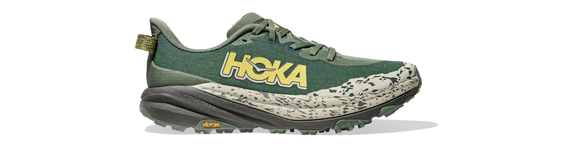 Buty Hoka One One Speedgoat 6 Wide męskie zielone (FNS) - zdjęcie podeszwy środkowej 