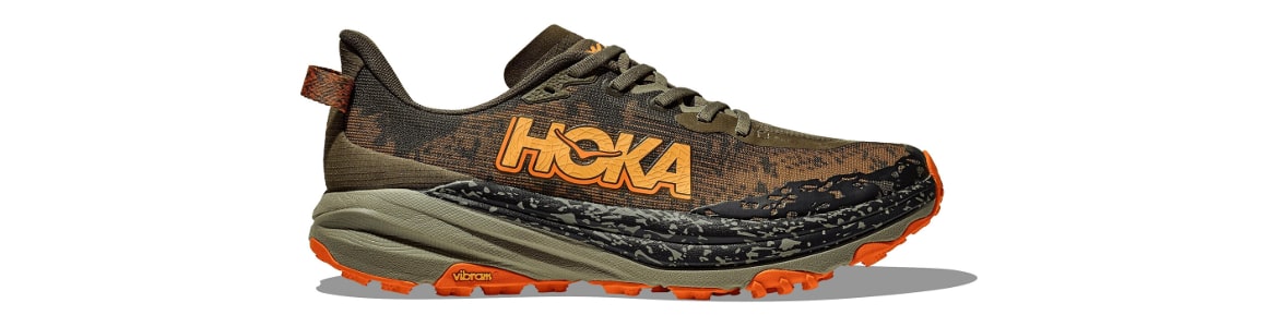 Buty Hoka One One Speedgoat 6 męskie brązowo-czarne (AQL)- zdjęcie podeszwy środkowej 