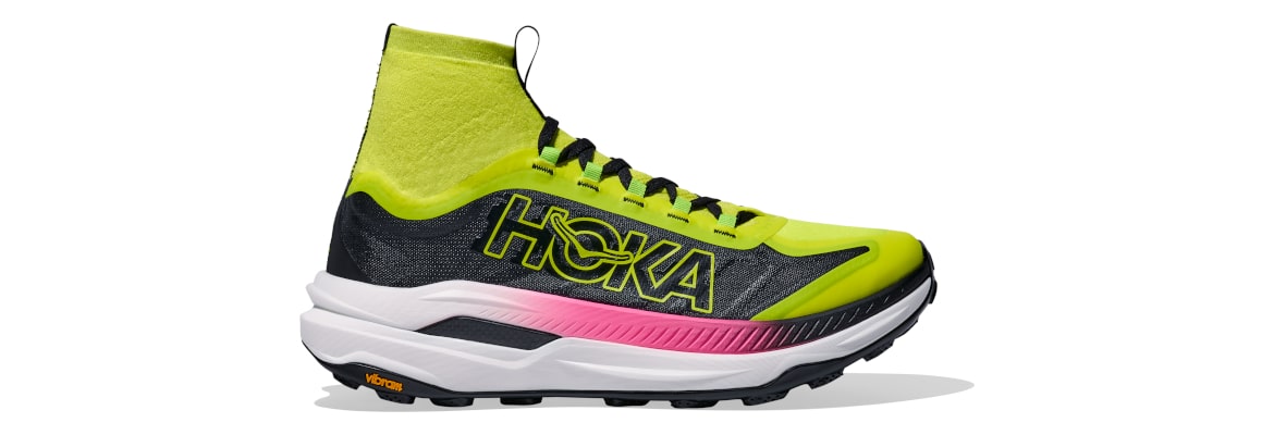 Buty męskie Hoka Tecton x3 czarno-żółte - zdjęcie podeszwy środkowej