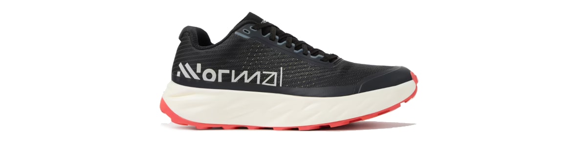 Buty męskie czarno-białe Nnormal Kjerag - zdjęcie podeszwy środkowej