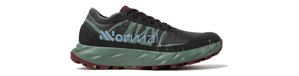 Buty męskie NNormal Kjerag Brut czarno-zielone - zdjęcie podeszwy wewnętrznej