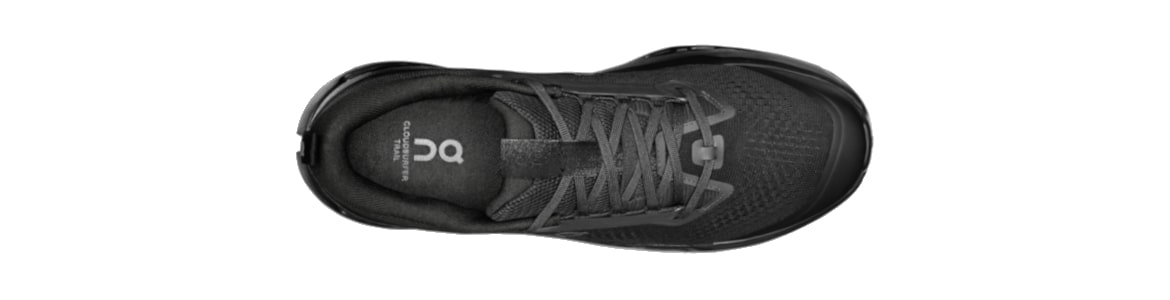 Buty męskie On Running Cloudsurfer Trail czarne - zdjęcie cholewki