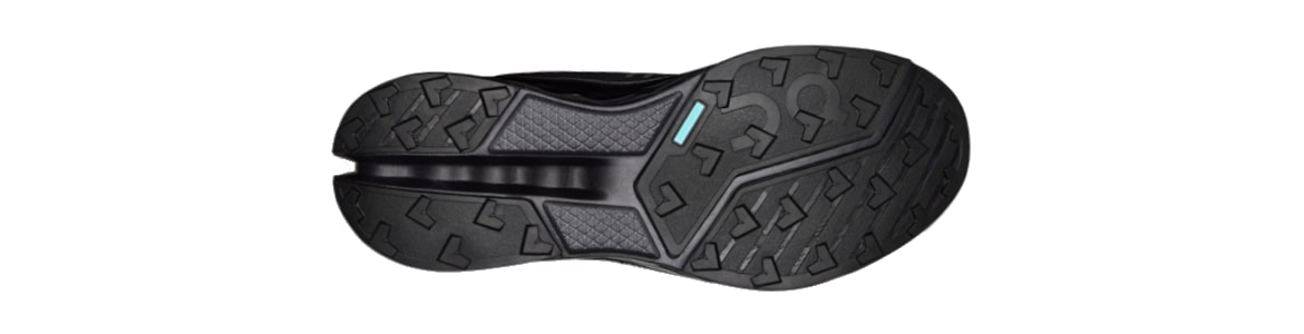 Buty męskie On Running Cloudsurfer Trail czarne - zdjęcie podeszwy zewnetrznej
