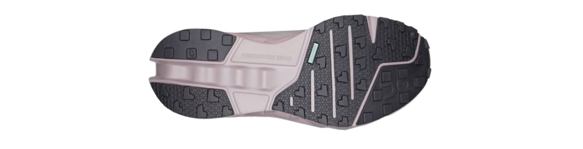 Buty damskie On Running Cloudsurfer Trai damskie szaro-różowe - zdjęcie podeszwy zewnetrznej