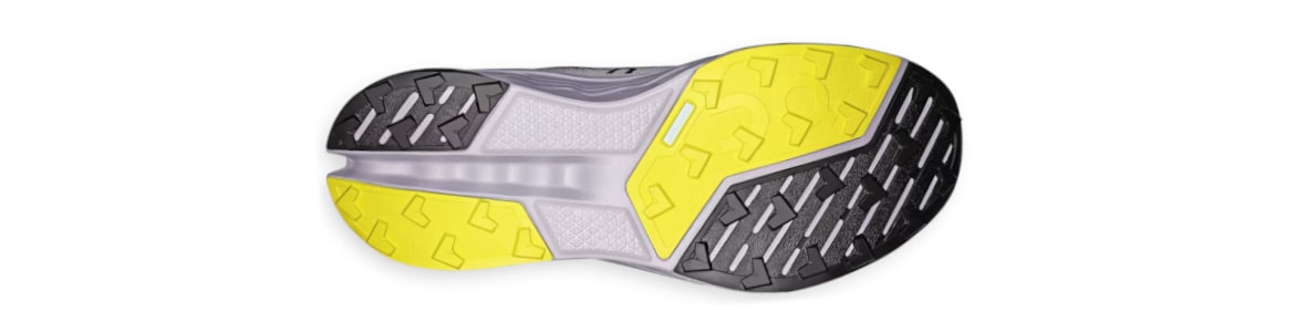 Buty damskie ON Running Cloudsurfer 2 szaro-żółte - zdjęcie podeszwy zewnetrznej