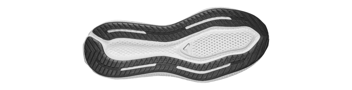 Buty Salomon Aero Glide 4 czarno-białe meskie -zdjęcie podeszwy zewnetrznej