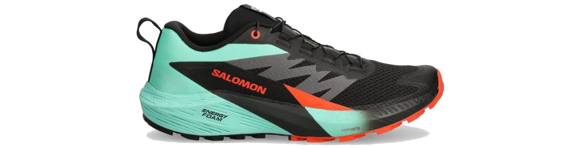 Buty Salomon Sense Ride 5 czarno-zielone - zdjęcie podeszwy wewnętrznej 