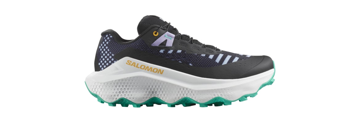 Salomon Ultra Glide 3 Proto Pack damskie czarno-białe - zdjęcie podeszwy środkowej 