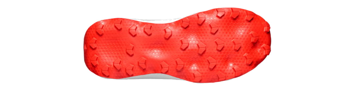 Salomon Ultra Glide 4 męskie czarno-czerwone -zdjęcie podeszwy zewnetrznej