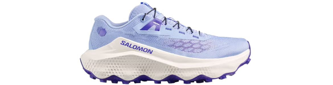 Salomon Ultra Glide 4 damskie fioletowo-niebieskie - zdjęcie podeszwy środkowej 