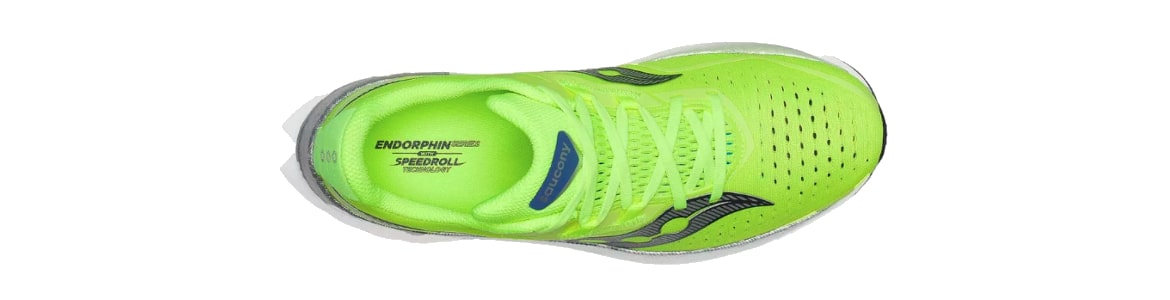 Buty męskie Saucony Endorphin Endorphin Speed 4 żółte - zdjęcie cholewki