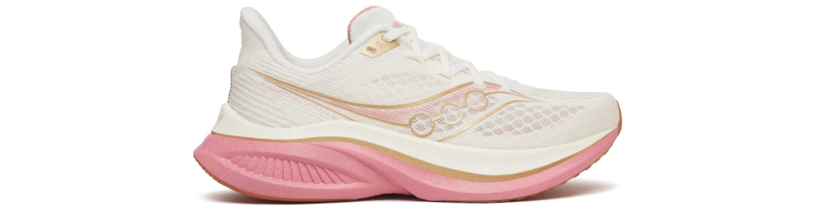 Buty damskie Saucony Endorphin Speed 5 biało-różowe - zdjęcie podeszwy środkowej