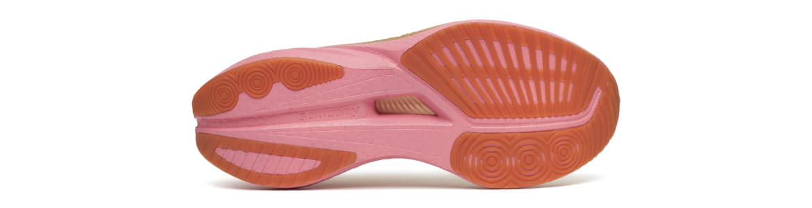 Buty męskie Saucony Endorphin Speed 5 biało-różowe - zdjęcie podeszwy zewnętrznej