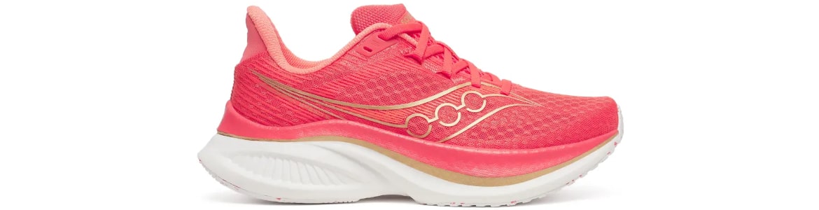 Buty damskie Saucony Endorphin Speed 5 koralowe - zdjęcie podeszwy środkowej