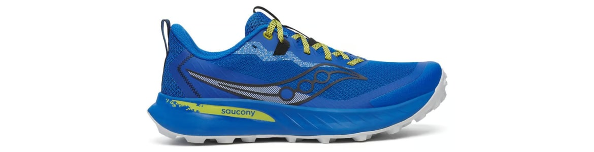 Buty Saucony Peregrine 15 niebieskie - zdjęcie podeszwy środkowej