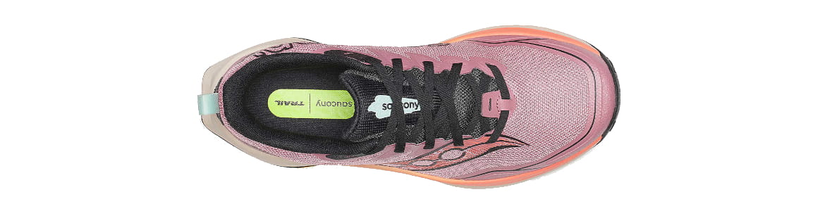 Buty Saucony Peregrine 16 damskie różowe - zdjęcie cholewki 