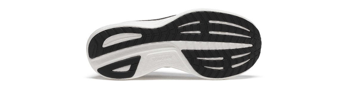 Buty damskie Saucony Ride 18 czarno-białe - zdjęcie podeszwy zewnętrznej