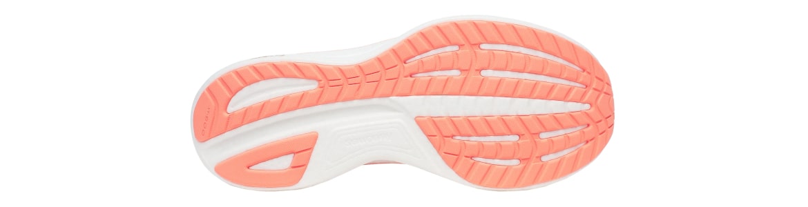 Buty damskie Saucony Ride 18 koralowe - zdjęcie podeszwy zewnętrznej