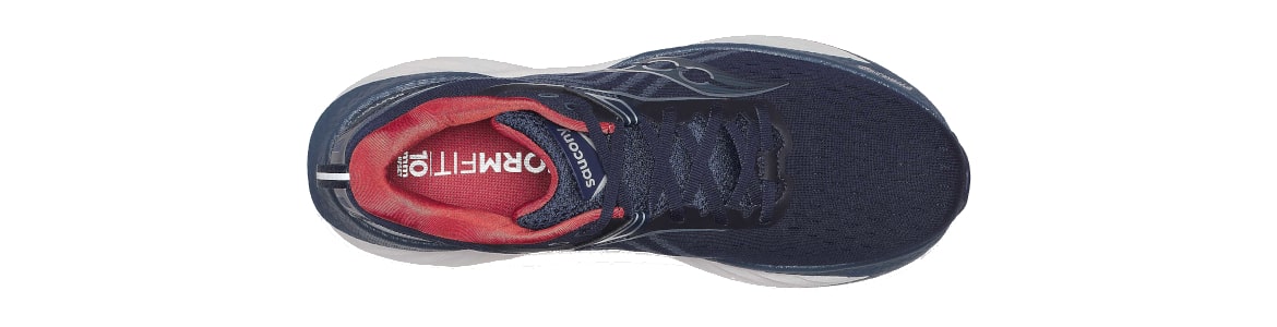 Buty Saucony Triumph 22 granatowe męskie - zdjęcie cholewki