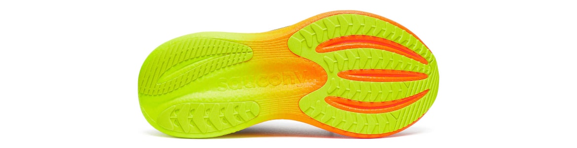 Buty Saucony Triumph 23 szaro-pomarańczowe męskie- zdjęcie podeszwy zewnetrznej