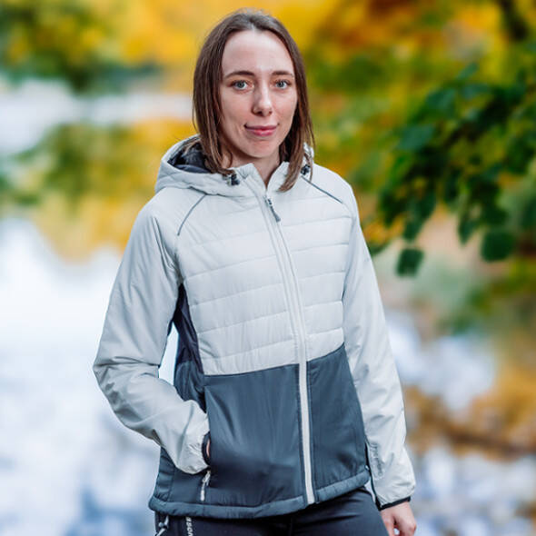 Kurtka Dobsom R-90 Hybrid Jacket damska biało-czarna