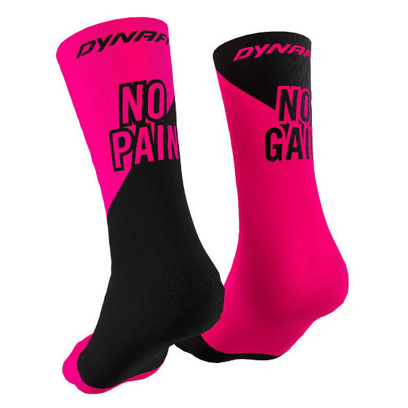 Skarpety Dynafit No Pain No Gain Socks czarno-różowe