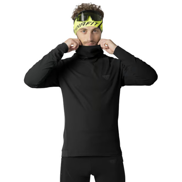 Bluza Dynafit Alpine L/S Hooded Tee czarna męska 