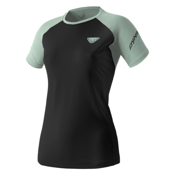 Koszulka Dynafit Alpine Pro S/S Tee damska czarno-zielona