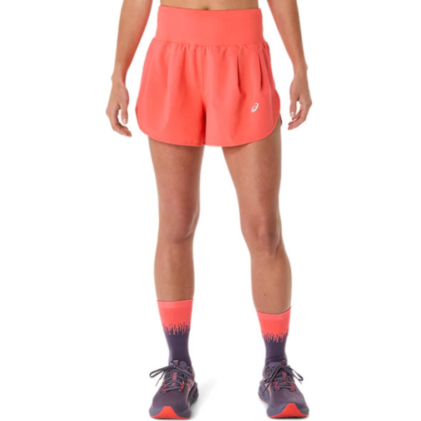 Spodenki Asics Road 3.5IN Short damskie koralowe