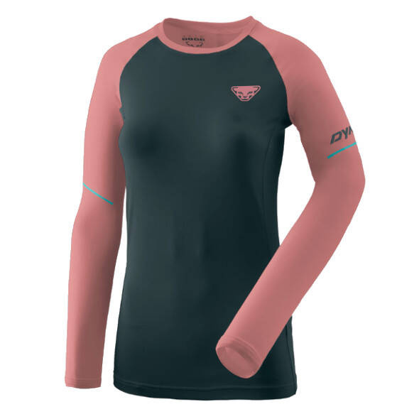 Koszulka Dynafit Alpine Pro Long Sleeve damska granatowo-różowa AW23