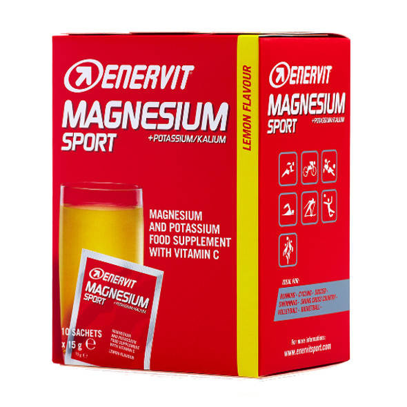 Saszetki z magnezem Enervit Potassium Magnesium 10x15g 