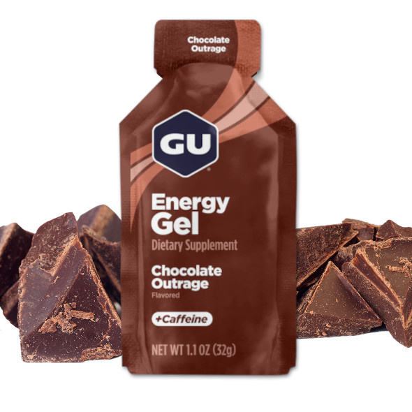 Żel Gu Energy Gel Chocolate Outrage 32 g czekoladowy z kofeiną