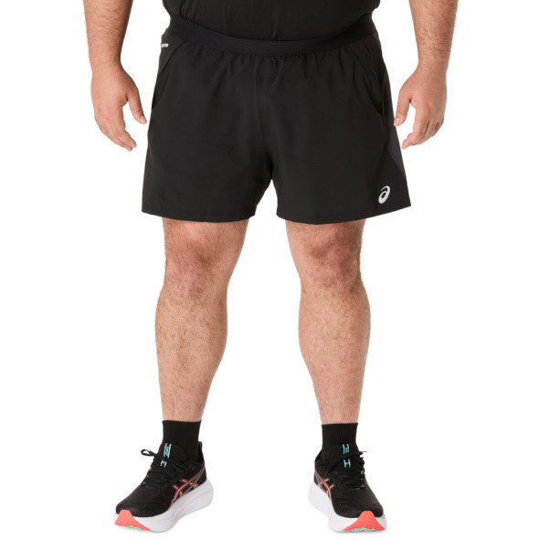 Spodenki Asics Road 5in Short czarne męskie SS25