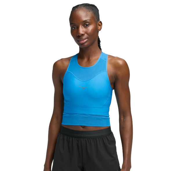 Biustonosz do biegania Hoka Race Day Bra niebieski 