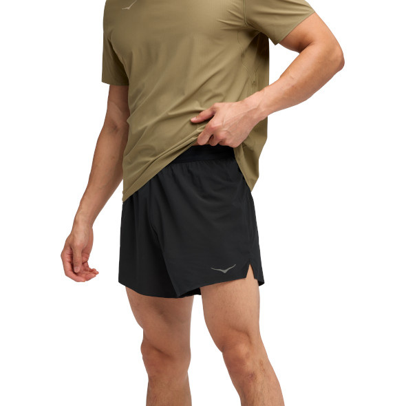 Spodenki Hoka Glide 5" Short w/brief czarne męskie