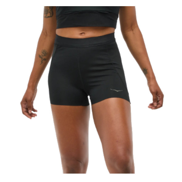 Krótkie legginsy Hoka Novafly 3'' Knit Short damskie czarne 
