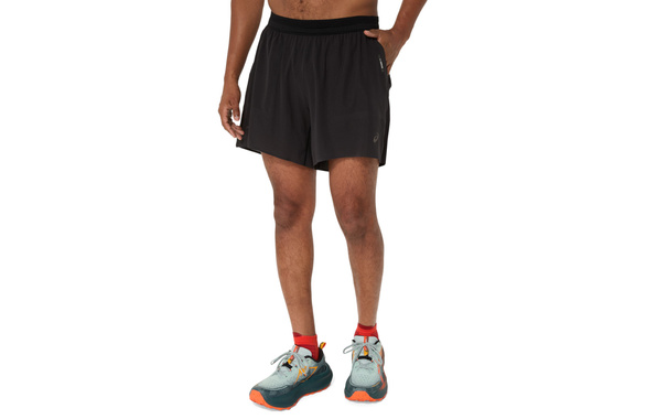 Spodenki Asics Fujitrail Elite Short czarne męskie 
