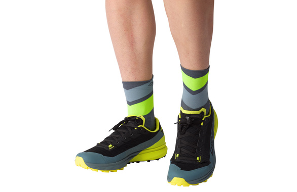 Skarpety Dynafit Ultra Mid Socks szaro-zielone