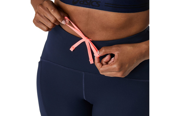 Legginsy Asics Road High Waist Tight damskie granatowe