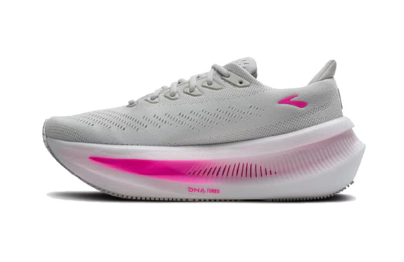Buty Brooks Glycerin Max 2 damskie szaro-różowe SS26