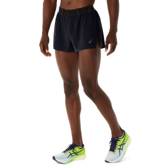 Spodenki Asics Metarun Split Short czarne męskie SS24