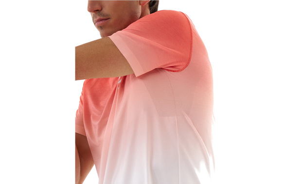 Koszulka Compressport Performance SS T-Shirt czerwono-biała męska