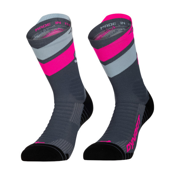 Skarpety Dynafit Ultra Crew Socks szaro-różowe